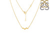 Citrine & White Topaz Necklace CIT-RDN-460.
