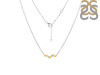 Citrine & White Topaz Necklace CIT-RDN-460.