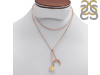Citrine Raw Crystal & White Topaz Necklace CIT-RN-71.