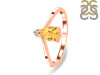 Citrine & White Topaz Ring CIT-RR-374.