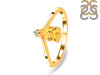 Citrine & White Topaz Ring CIT-RR-374.