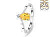 Citrine & White Topaz Ring CIT-RR-374.