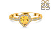 Citrine & White Topaz Ring CIT-RR-423.
