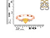 Citrine & White Topaz Ring CIT-RR-424.