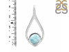 Close Out Larimar Pendant LAR-CO-RDP-43.