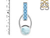 Close Out Larimar & Blue Topaz Pendant LAR-CO-RDP-46.