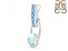 Close Out Larimar & Blue Topaz Pendant LAR-CO-RDP-46.