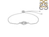 Crystal Bracelet With Adjustable Camera Lock CST-RDB-142.