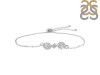 Crystal & White Topaz Bracelet With Adjustable Camera Lock CST-RDB-145.
