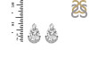 Crystal & White Topaz Stud Earring CST-RDE-1262.