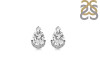 Crystal & White Topaz Stud Earring CST-RDE-1262.