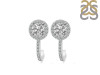 Crystal & White Topaz Stud Earring CST-RDE-1264.