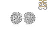 Crystal & White Topaz Stud Earring CST-RDE-1268.