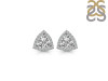 Crystal & White Topaz Stud Earring CST-RDE-1269.