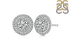 Crystal & White Topaz Stud Earring CST-RDE-1271.