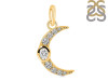 Crystal & White Topaz Pendant CST-RDP-691.