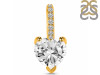 Crystal & White Topaz Pendant CST-RDP-819.