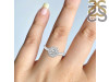 Crystal & White Topaz Ring CST-RDR-1768.