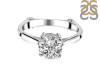 Crystal & White Topaz Ring CST-RDR-1786.