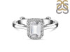 Crystal & White Topaz Ring CST-RDR-1787.