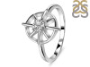 Crystal Dharma Wheel Ring CST-RDR-2147.