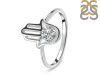 Crystal Hamsa Hand Ring CST-RDR-2163.