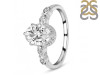Crystal & White Topaz Ring CST-RDR-2182.