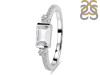 Crystal & White Topaz Ring CST-RDR-2186.
