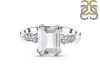 Crystal & White Topaz Ring CST-RDR-2215.