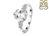 Crystal & White Topaz Ring CST-RDR-2216.