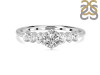 Crystal & White Topaz Ring CST-RDR-2259.