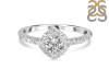 Crystal & White Topaz Ring CST-RDR-2260.