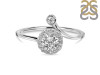 Crystal & White Topaz Ring CST-RDR-2261.