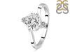 Crystal & White Topaz Ring CST-RDR-3264.