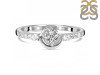Crystal & White Topaz Ring CST-RDR-2292.