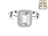 Crystal & White Topaz Ring CST-RDR-2302.