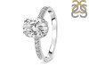 Crystal & White Topaz Ring CST-RDR-2382.