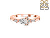 Crystal & White Topaz Ring CST-RDR-2389.