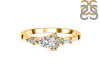 Crystal & White Topaz Ring CST-RDR-2389.