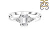 Crystal & White Topaz Ring CST-RDR-2397.