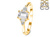 Crystal & White Topaz Ring CST-RDR-2397.