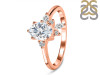 Crystal & White Topaz Ring CST-RDR-2398.