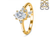 Crystal & White Topaz Ring CST-RDR-2398.