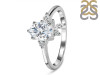 Crystal & White Topaz Ring CST-RDR-2398.