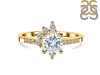 Crystal & White Topaz Ring CST-RDR-2404.