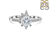 Crystal & White Topaz Ring CST-RDR-2404.