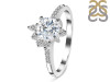 Crystal & White Topaz Ring CST-RDR-2404.