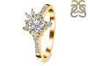 Crystal & White Topaz Ring CST-RDR-2406.