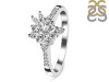 Crystal & White Topaz Ring CST-RDR-2406.