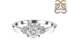 Crystal & White Topaz Ring CST-RDR-2418.